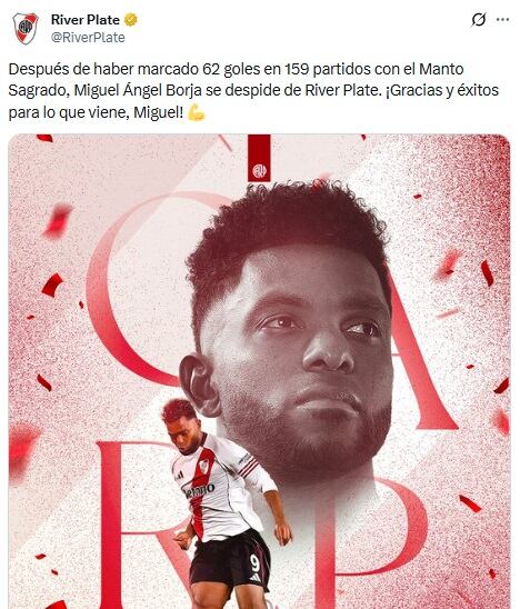 Pantallazo X: @RiverPlate