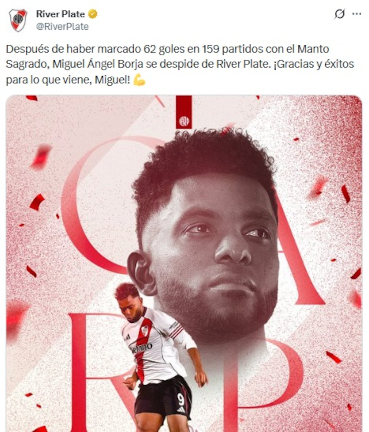 Pantallazo X: @RiverPlate