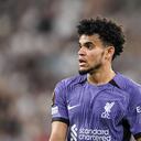 Luis Díaz, jugador del Liverpool de Inglaterra