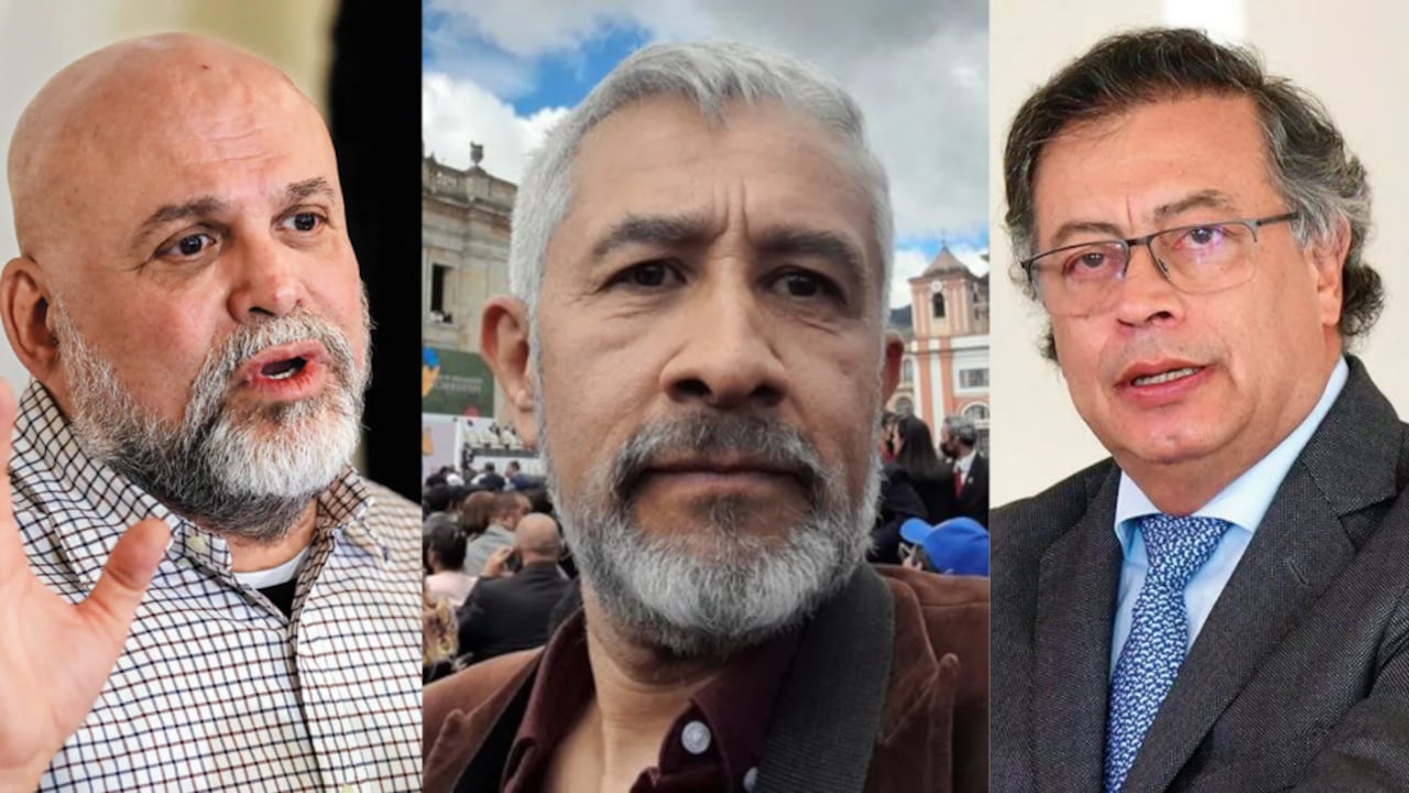 Salvatore Mancuso, Víctor de Currea-Lugo y Gustavo Petro.