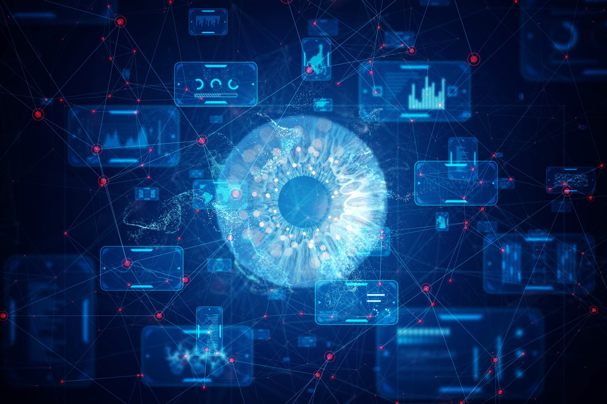 Estas empresas recolectaron imágenes biométricas del iris (una parte del ojo humano) de millares de personas en el país.