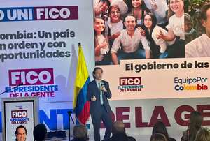 Federico Gutiérrez y Rodrigo Lara Sánchez, presentaron su programa de gobierno.