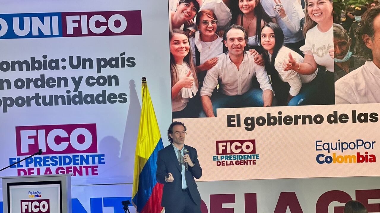 Federico Gutiérrez y Rodrigo Lara Sánchez, presentaron su programa de gobierno.