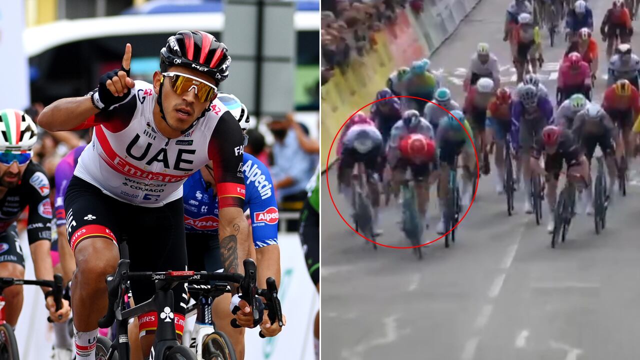 Juan Sebastián Molano fue protagonista en la etapa 1 de la París-Niza 2025