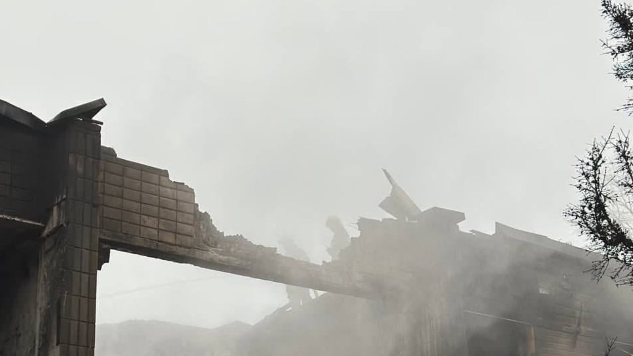 El artefacto golpeó una unidad residencial. Imagen de referencia.