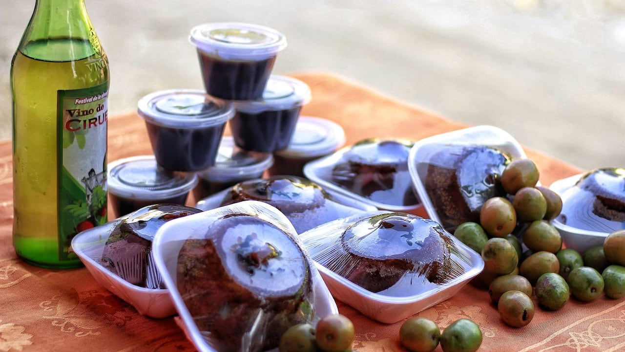 Diferentes productos elaborados con ciruela.