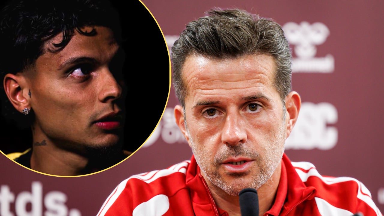 Richard Ríos y Marco Silva compartieron en Benfica. El técnico lo espera de vuelta en un año
