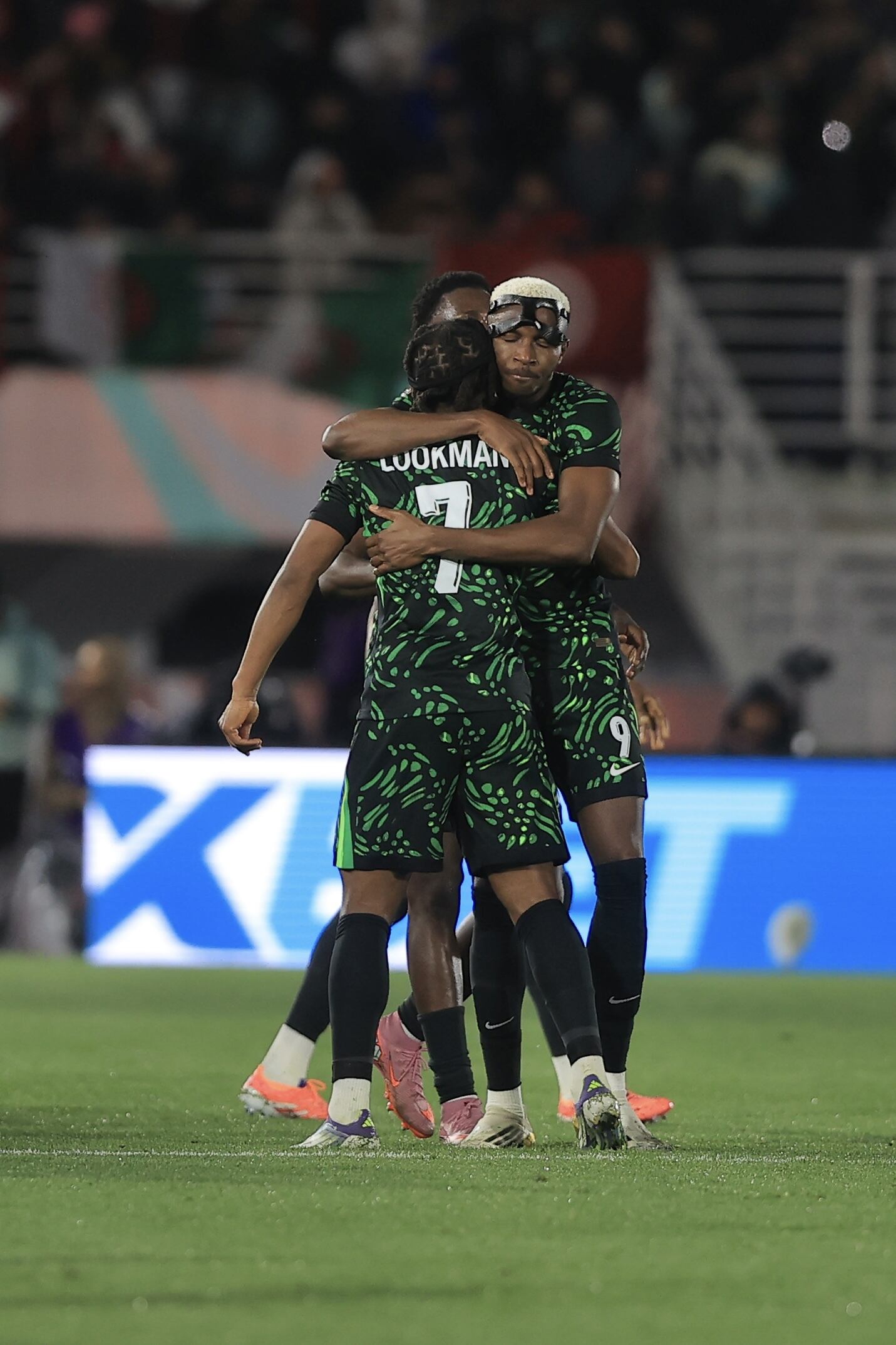 Ademola Lookman y Victor Osimhen con la Selección Nigeria.