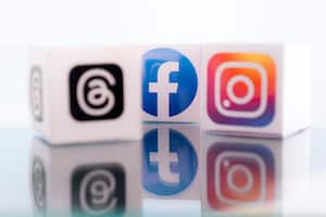 Logos of popular social media brands are seen in this illustration photo on 14 July, 2023. According to a report by the BBC brands are increasingly pausing their social media presents citing instances of bullying as well as constantly chaning algorithms. (Photo by Jaap Arriens/NurPhoto via Getty Images)