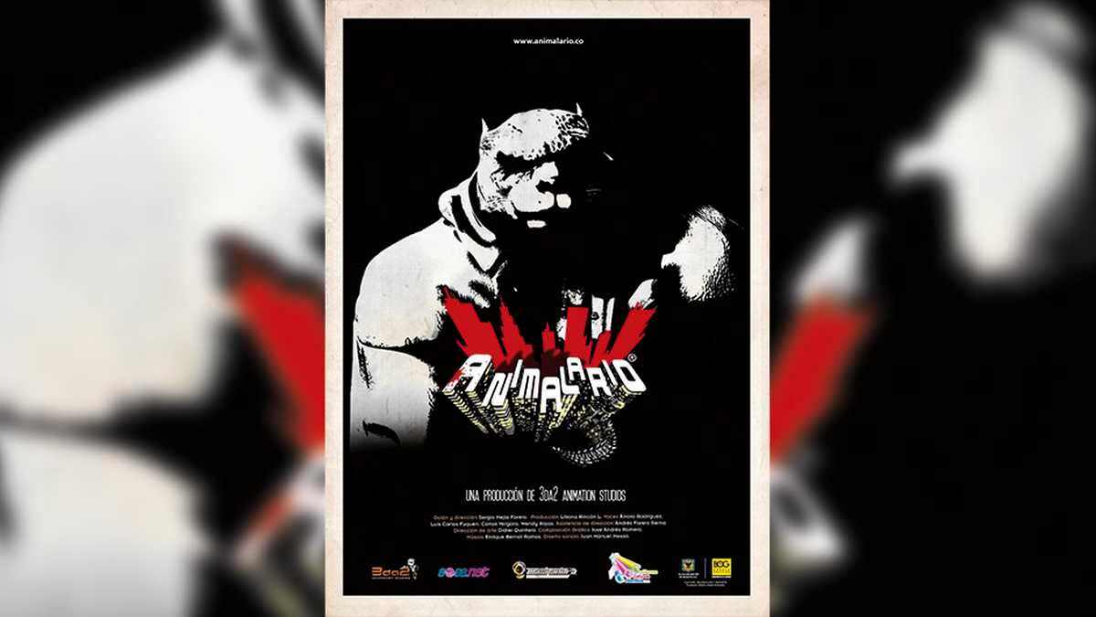 Afiche del cortometraje colombiano "Animalario" de Sergio Mejía.