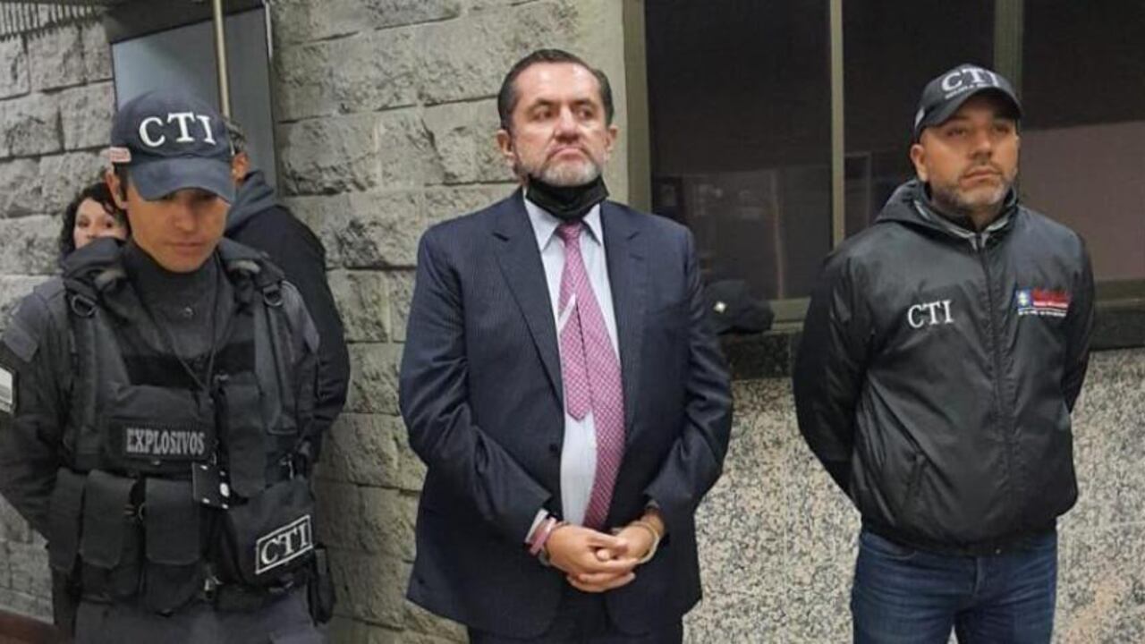 Exsenador Mario Castaño, en el momento que fue capturado por delitos de corrupción.
