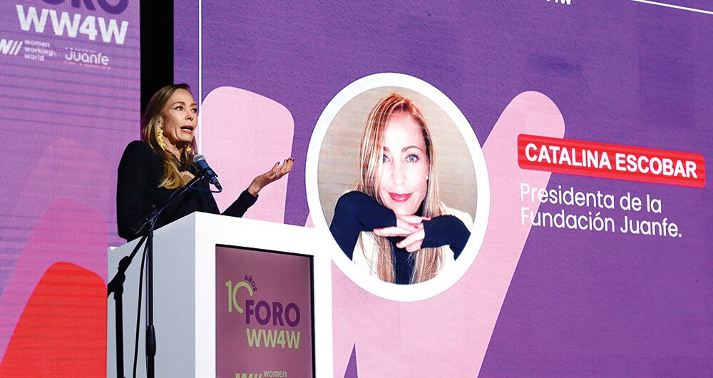 Catalina Escobar, presidenta de la Fundación Juanfe, habló del impacto de esta organización, que ha beneficiado a más de 288.000 personas.