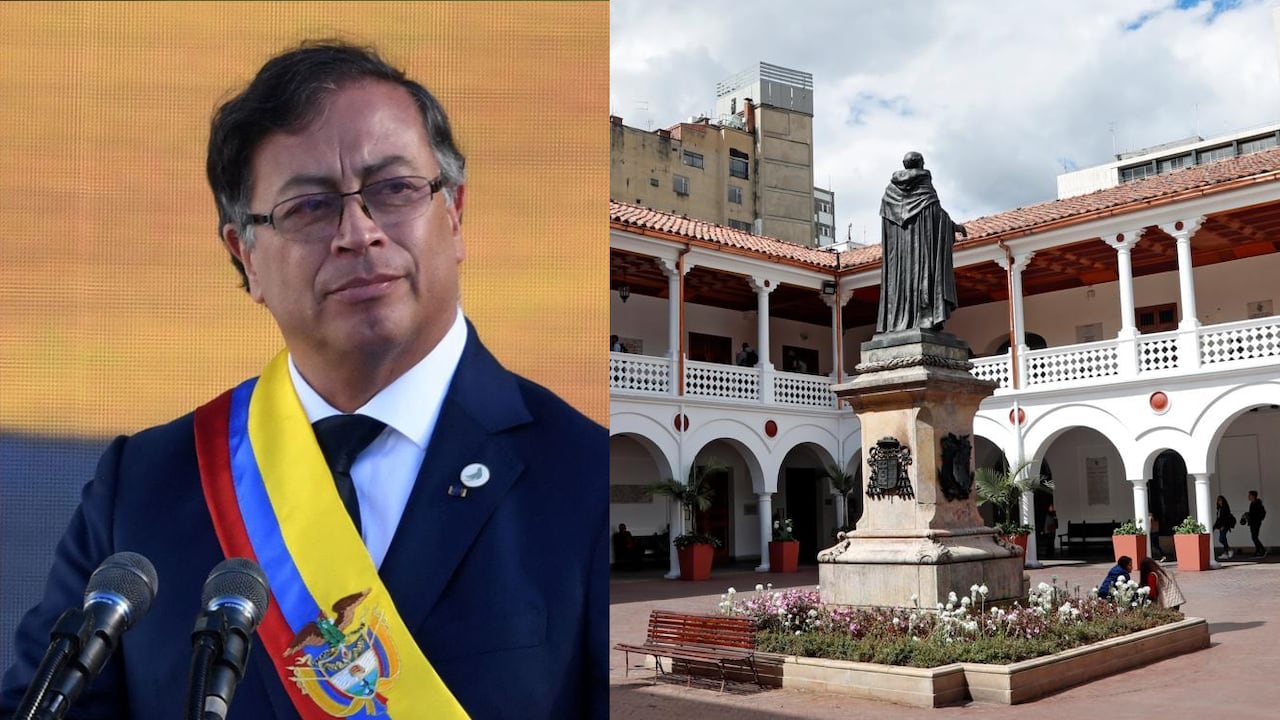 Gustavo Petro, presidente de Colombia y la Universidad del Rosario.