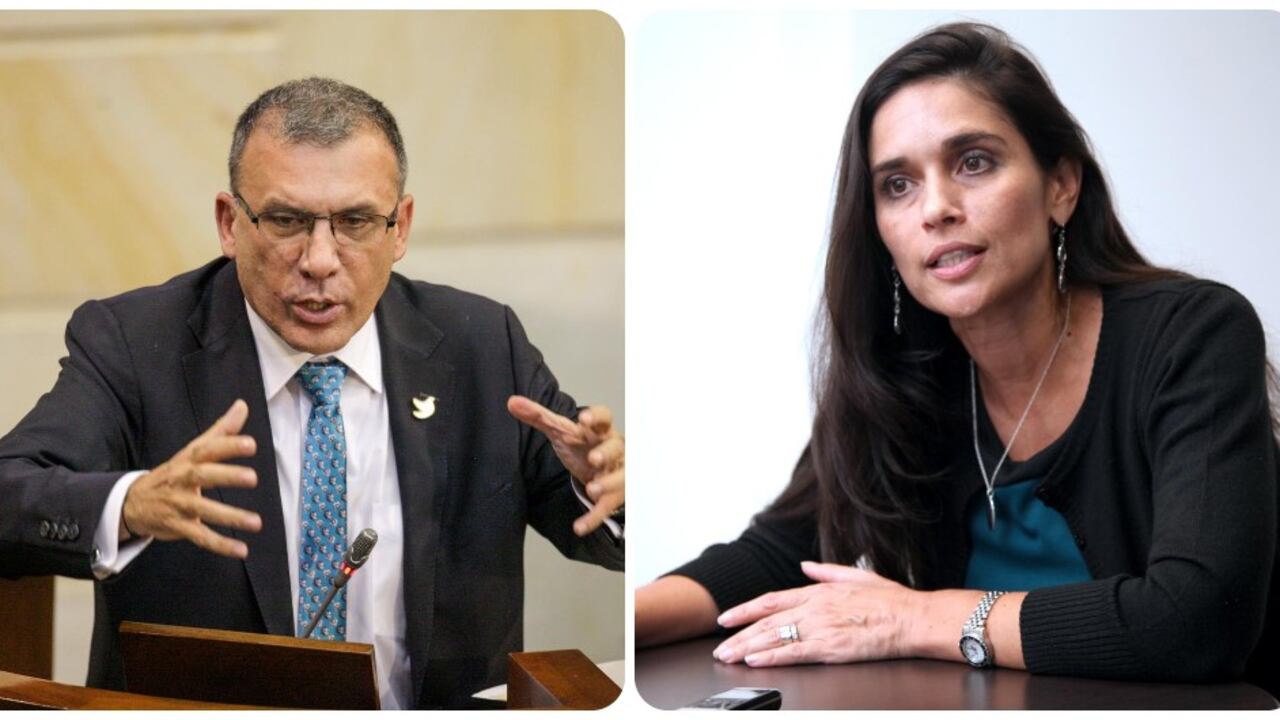 Roy Barreras y Catalina Ortíz.