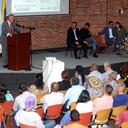 Cali: Foro Perspectiva de seguridad en Cali, con ministro de justicia Néstor Osuna Patiño, foto José L Guzmán. EL País