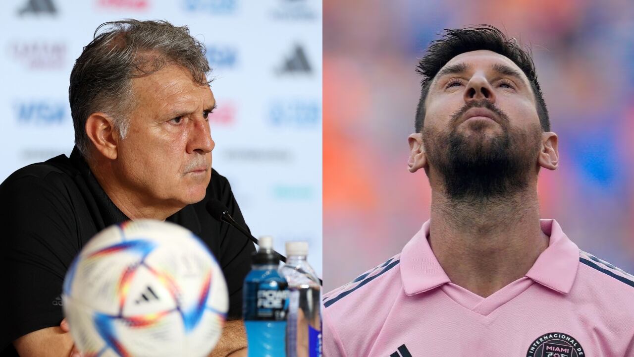 El Tata Martino y Lio Messi