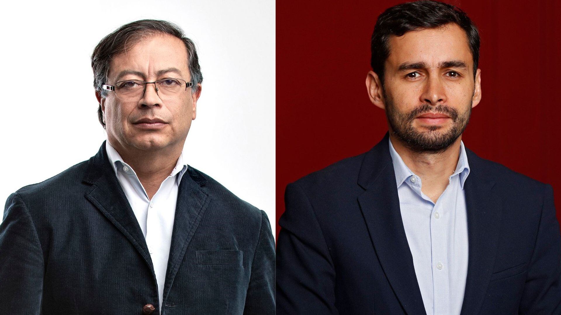 Presidente Gustavo Petro y representante José Jaime Uscátegui.