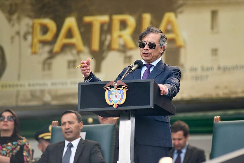 El presidente Gustavo Petro dio un llamativo discurso en un evento público.