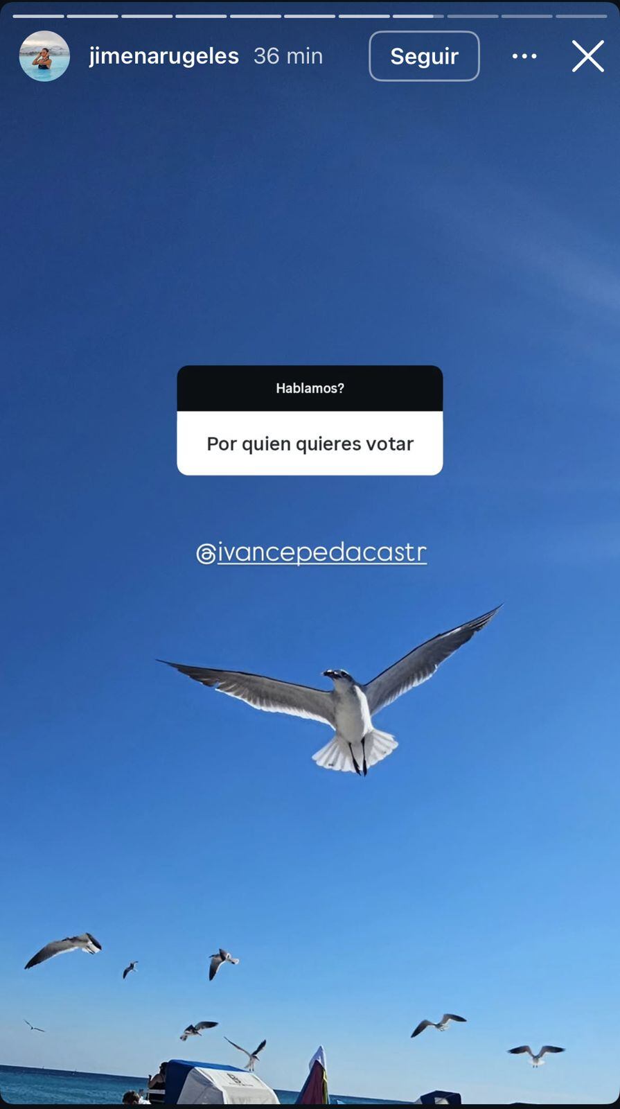 Jimena Rugeles dijo por quién votaría