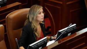 Representante Katherine Miranda
votacion de la moción de censura en contra de la ministra MinTic Karen Abudinen en la Cámara de Representantes.
Bogota sep 10 del 2021
Foto Guillermo Torres Reina / Semana