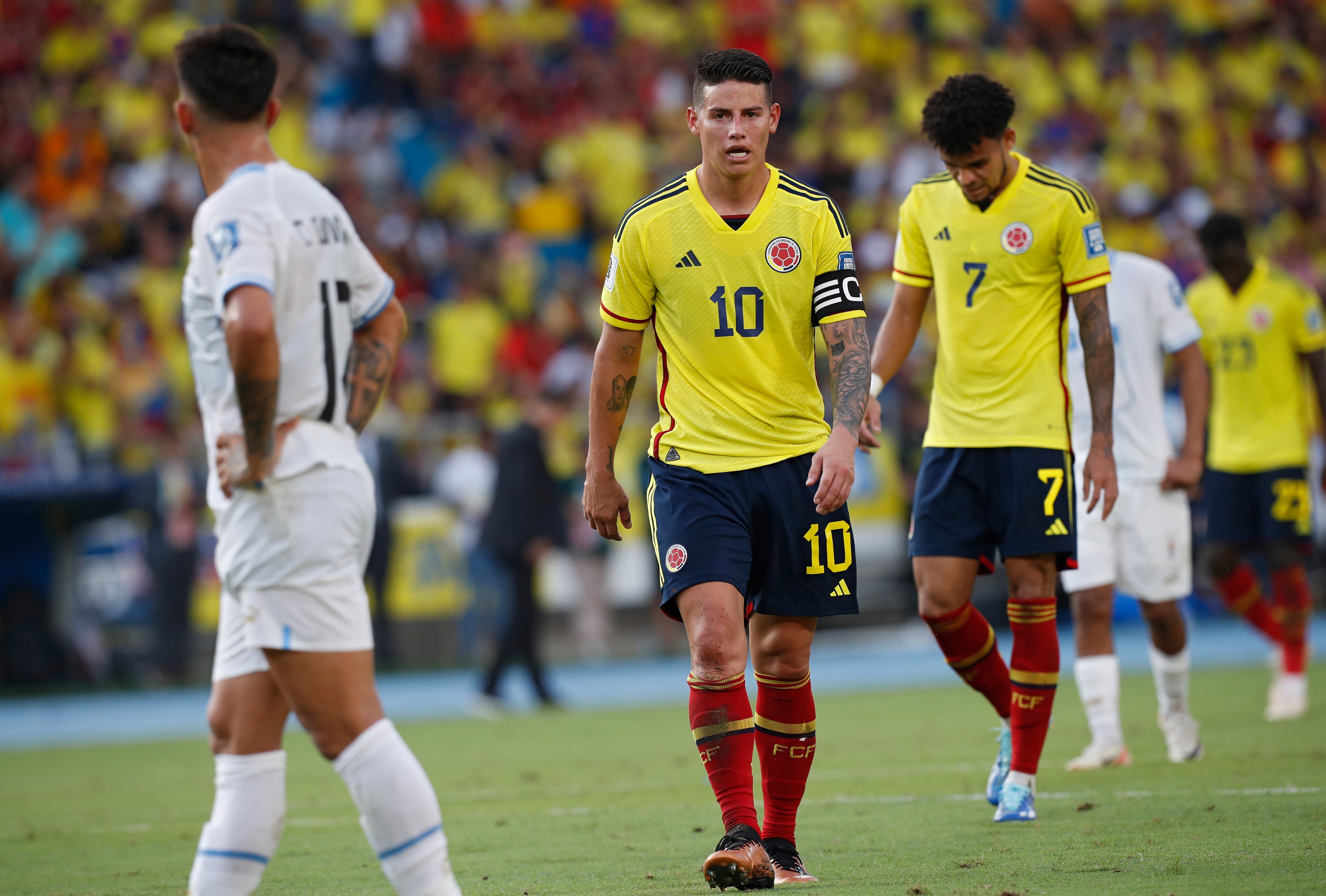James Rodríguez marcó  gol con la Selección Colombia ante Uruguay en las Eliminatorias Sudamericanas al Mundial 2026
Barranquilla octubre 12 del 2023
Foto Guillermo Torres Reina / Semana