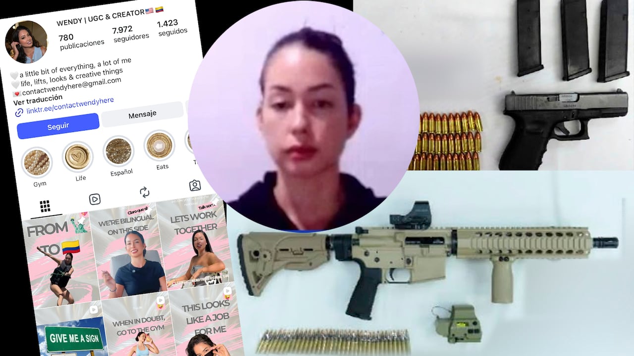 Wendy Jeanette Durán es una creadora de contenido capturada por la Fiscalía.