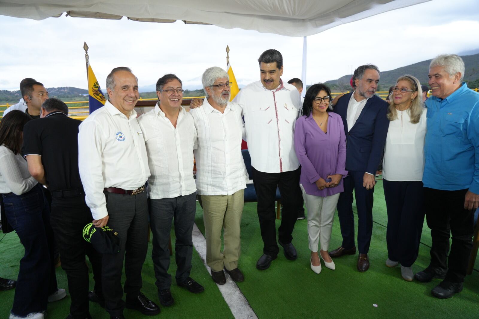 Presidente Gustavo Petro con Nicolás Maduro en zona de frontera