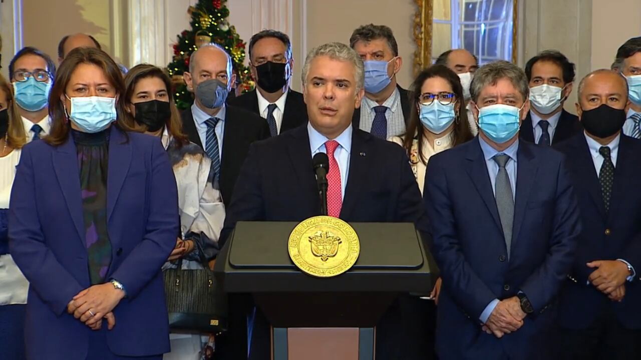 Reunión extraordinaria empresarios y el presidente Iván Duque sobre el salario mínimo.