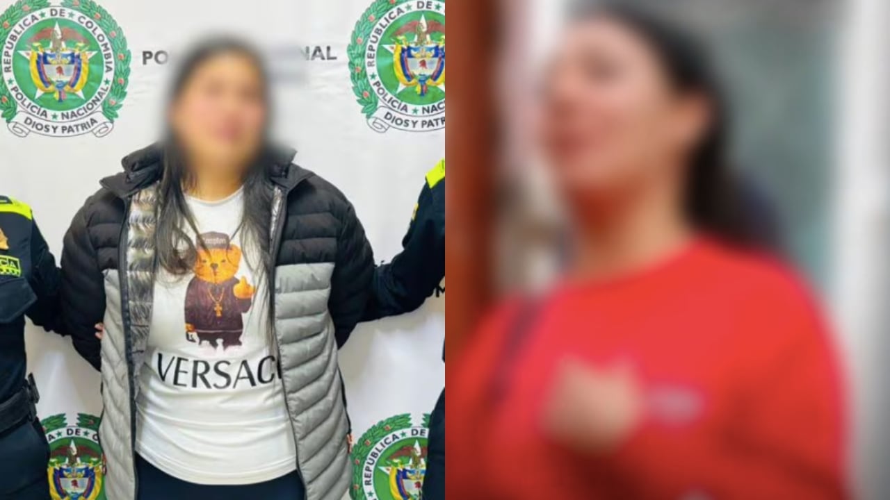 De izquierda a derecha: la docente capturada y, de saco rojo, la mamá de la menor presuntamente abusada.