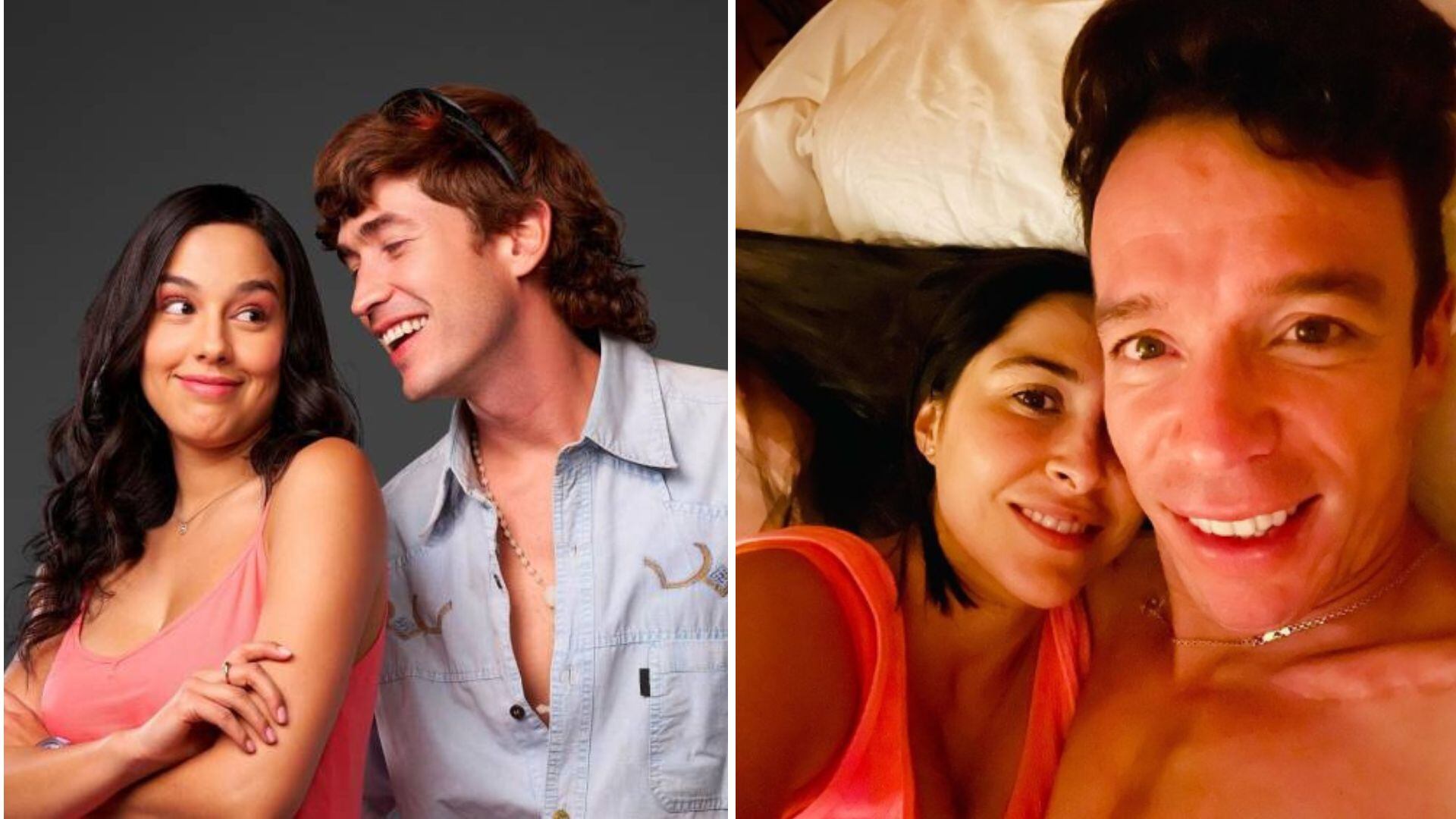 Rigoberto Urán y su esposa en la novela de RCN y en la vida real