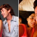 Rigoberto Urán y su esposa en la novela de RCN y en la vida real.