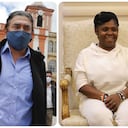 Gustavo Bolívar y Francia Márquez.