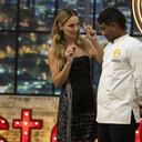 Claudia Bahamón y 'El Negrito' en 'MasterChef Celebrity'.