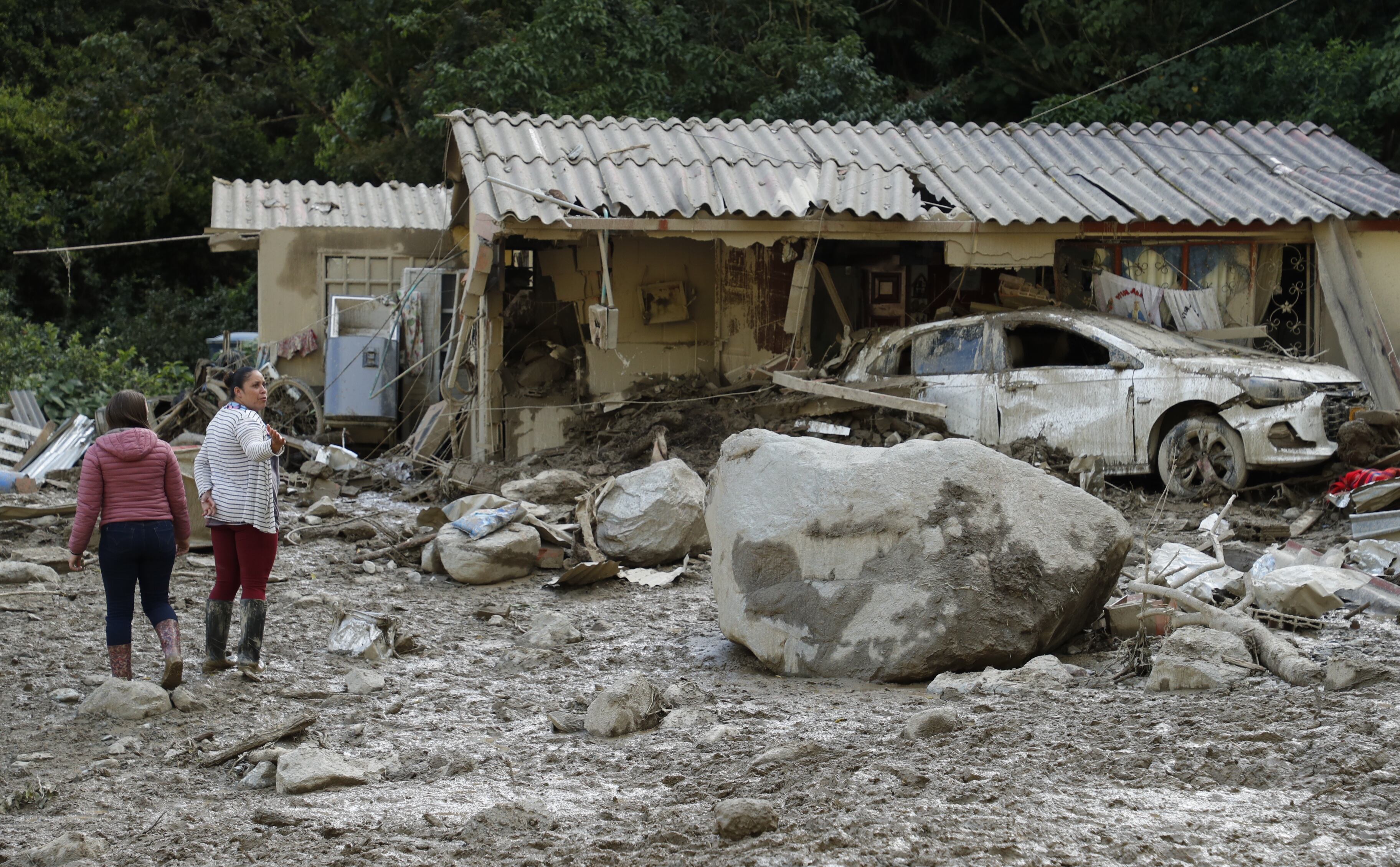 Avalancha en Quetame, Cundinamarca