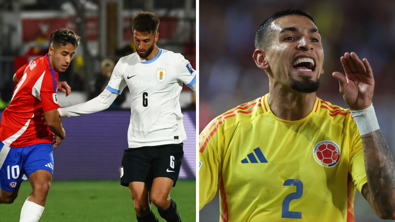 Partido entre Uruguay y Chile tuvo repercusión directa en la tabla de posiciones; y Colombia lo celebró.
