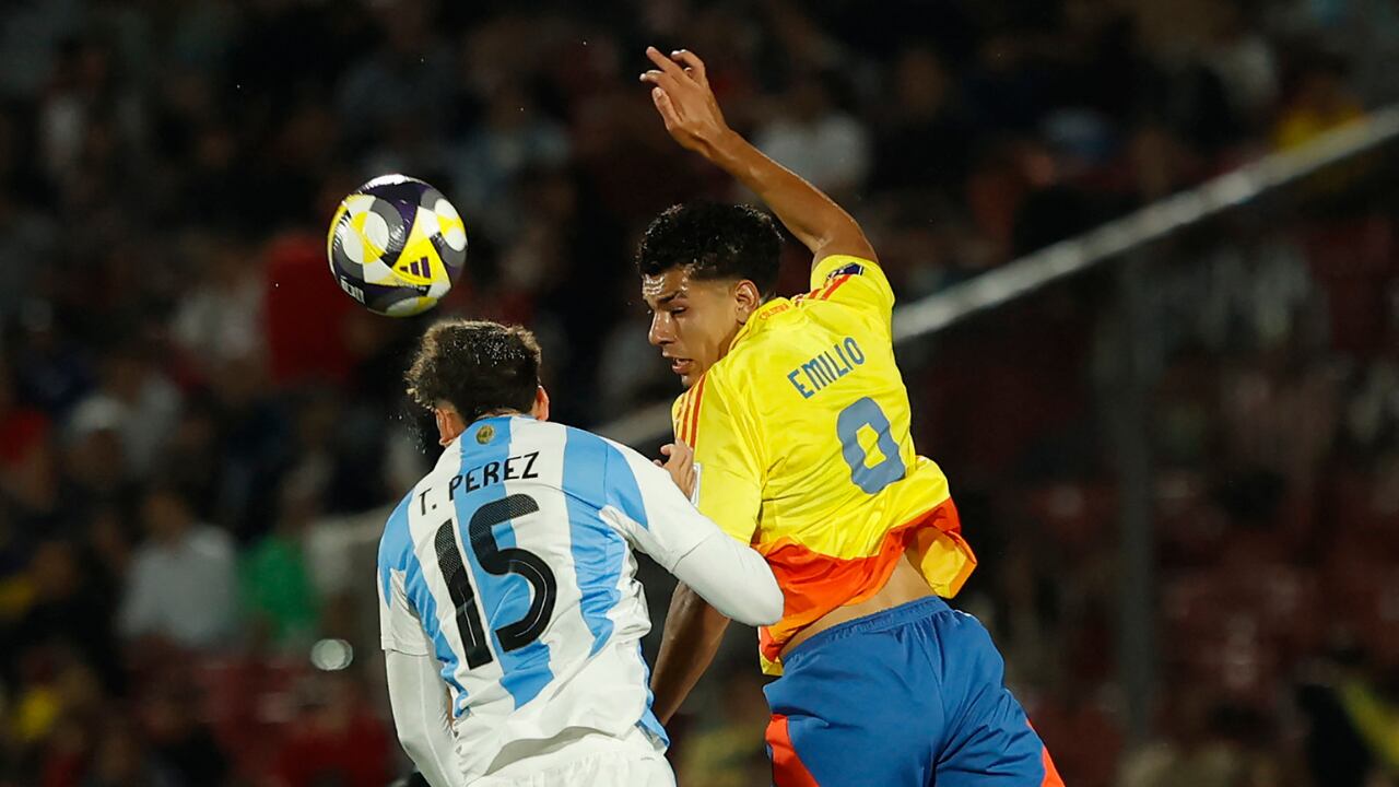 Colombia vs. Argentina por la semifinal del Mundial Sub-20 de Chile 2025.