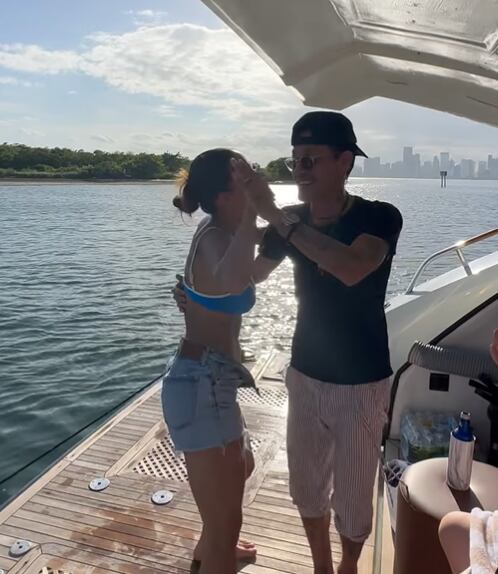 Greeicy Rendón y Marc Anthony baiolaron salsa y el video se viralizó en las redes sociales.