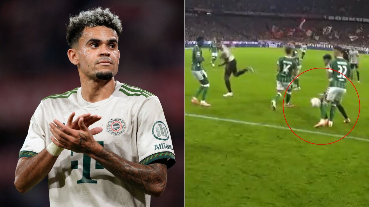 Luis Díaz tocó el balón, pero la Bundesliga terminó dándole el gol a otro colega de Bayern Múnich