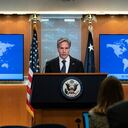 UEl secretario de Estado, Antony Blinken, habla sobre Afganistán durante una conferencia de prensa en el Departamento de Estado, el 25 de agosto de 2021, en Washington, DC. - Es posible que hasta 1.500 ciudadanos estadounidenses aún necesiten ser evacuados de Afganistán y los talibanes se han comprometido a permitir algunas salidas después de que las tropas estadounidenses se vayan el 31 de agosto, dijo Blinken. (Foto de Alex Brandon / POOL / AFP)