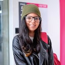 Úrsula, migrante venezolana beneficiaria del programa Crear Futuro.