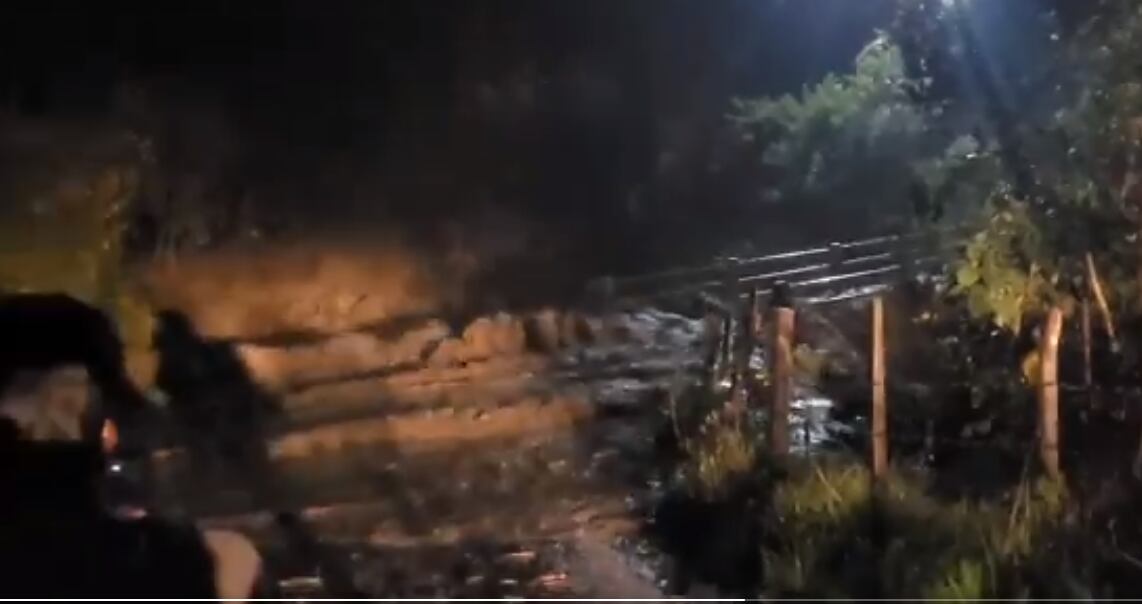 Las lluvias causaron el desbordamiento de varias quebradas en Choachí.