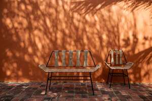 Sillas elaboradas por los artesanos del Atlántico.