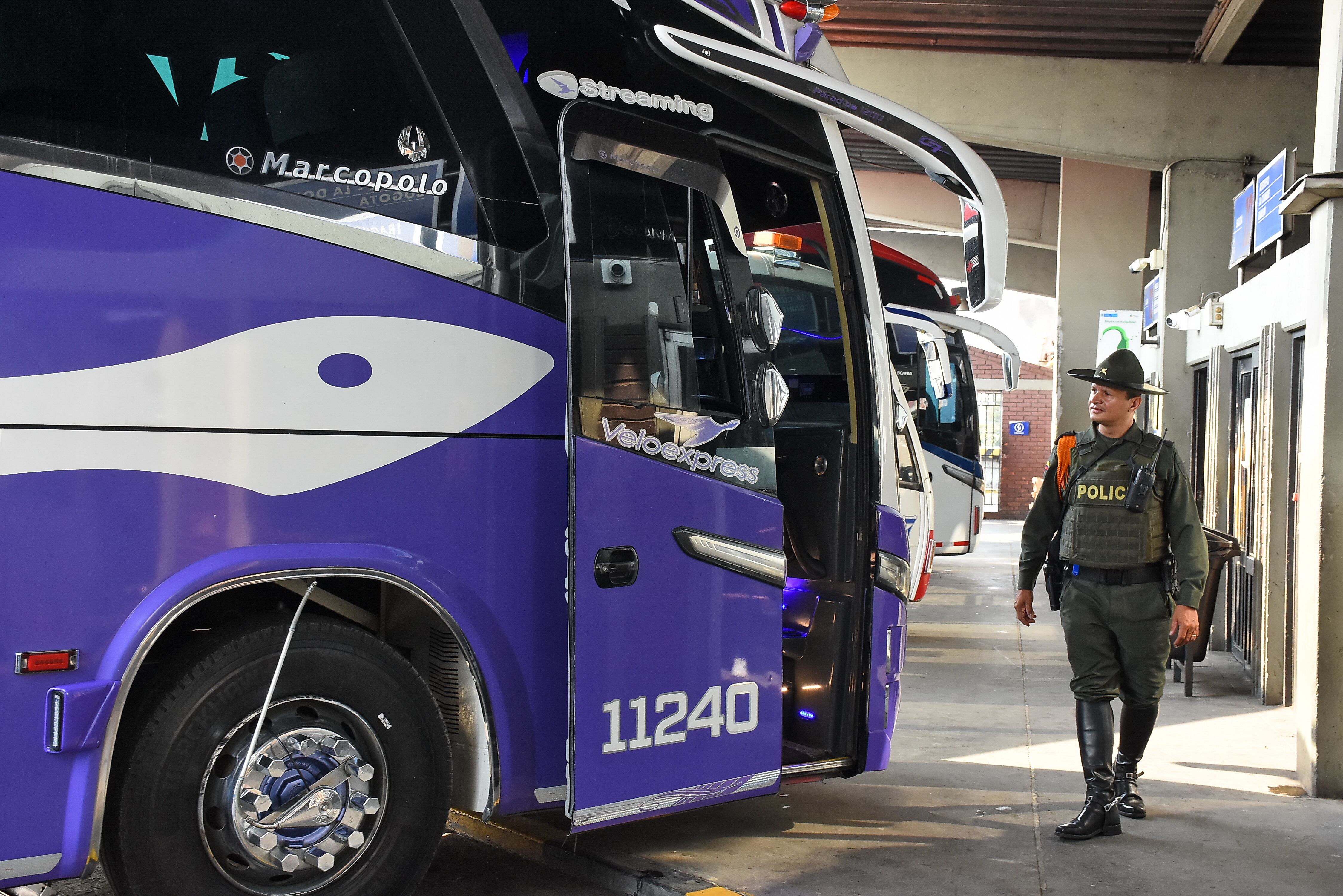 Operación Éxodo en la terminal de transportes de Cali