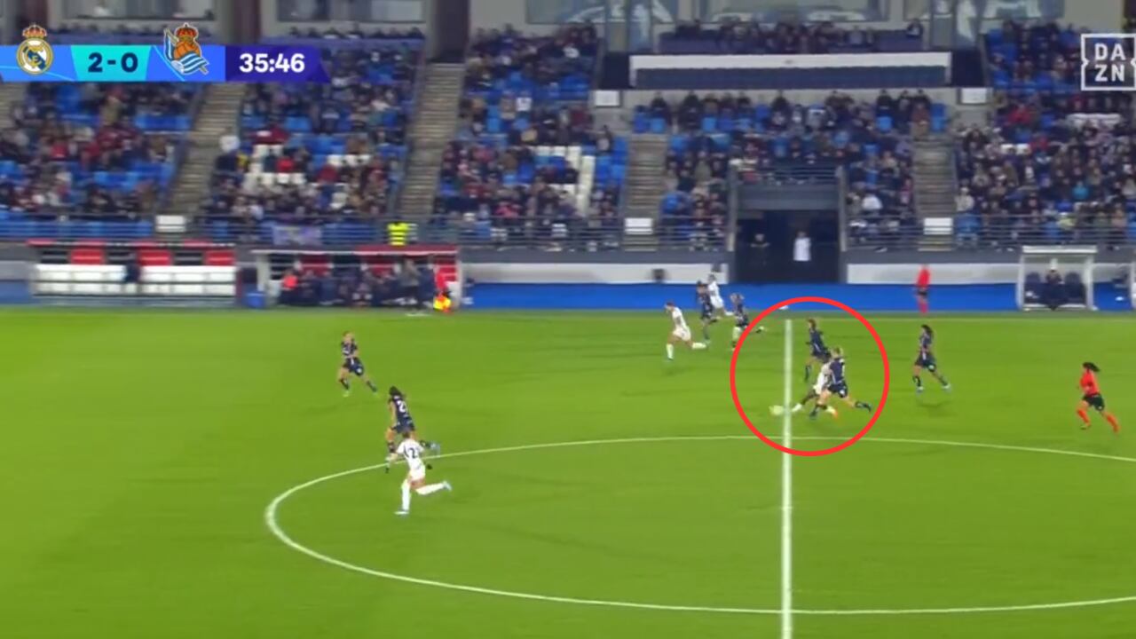 Linda Caicedo sumó cinco asistencias en ocho partidos con el Real Madrid