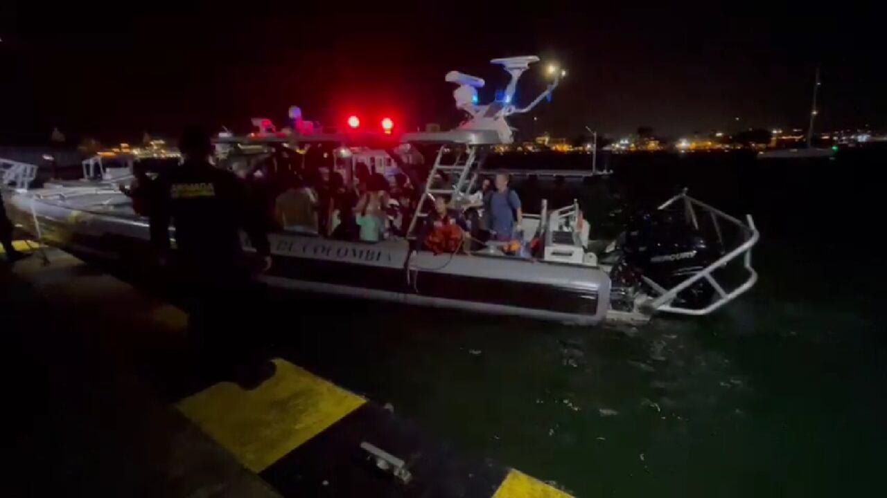 Armada rescatada a 15 personas en Cartagena.