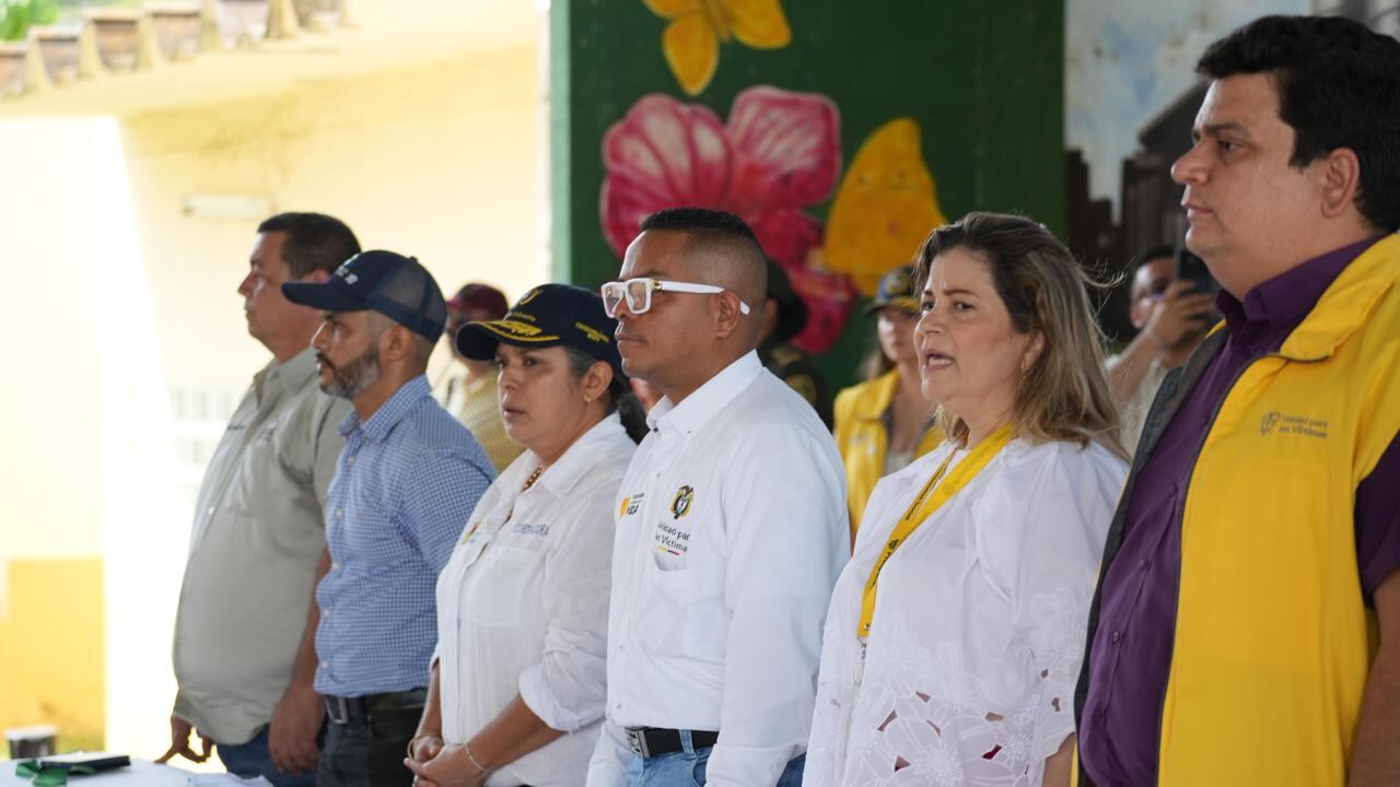 Unidad de víctimas durante evento en el departamento de Magdalena.