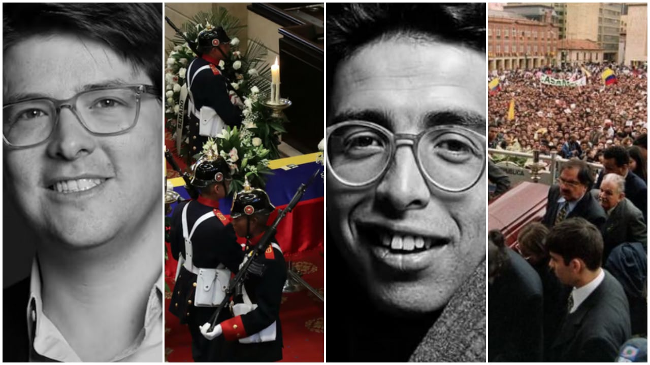 Miguel Uribe Turbay; senador asesinado; sus despojos mortales; Jaime Garzón, periodista asesinado; sus despojos mortales