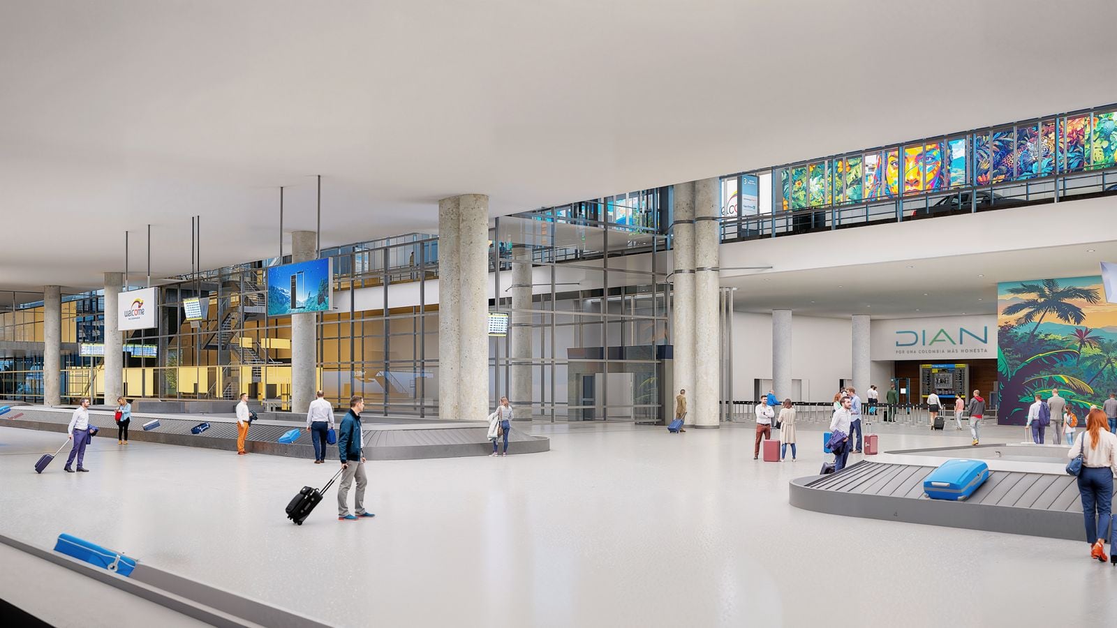 Esta ampliación permitirá un mayor flujo de pasajeros en el aeropuerto.