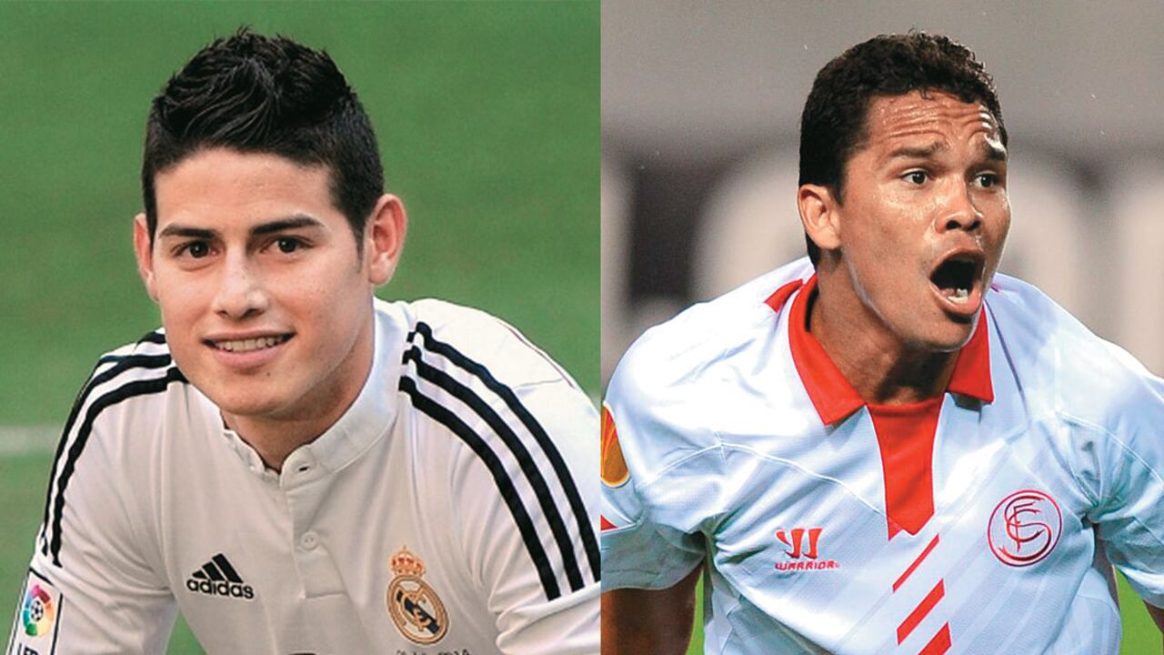 JAMES RODRÍGUEZ y CARLOS BACCA