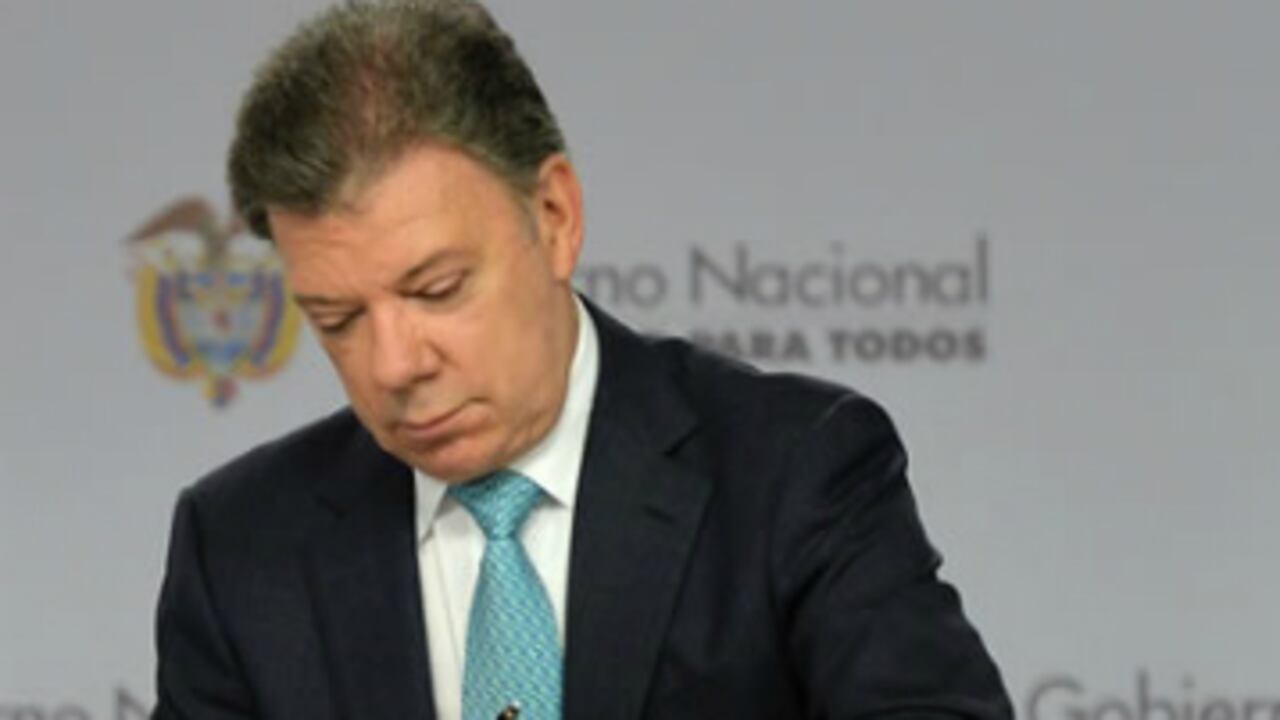 Presidente de la República, Juan Manuel Santos.